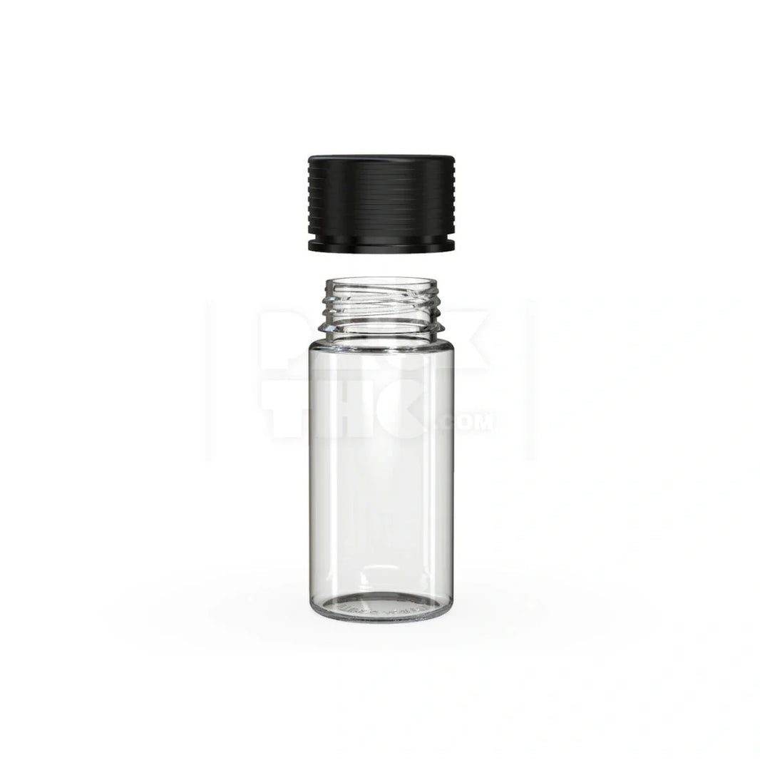 image 100ml spiral cr bottle clear natural black cap 400 count