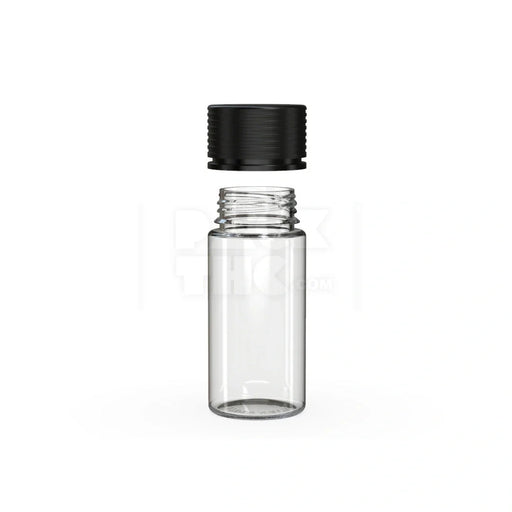 100ml spiral cr bottle clear natural black cap 400 count