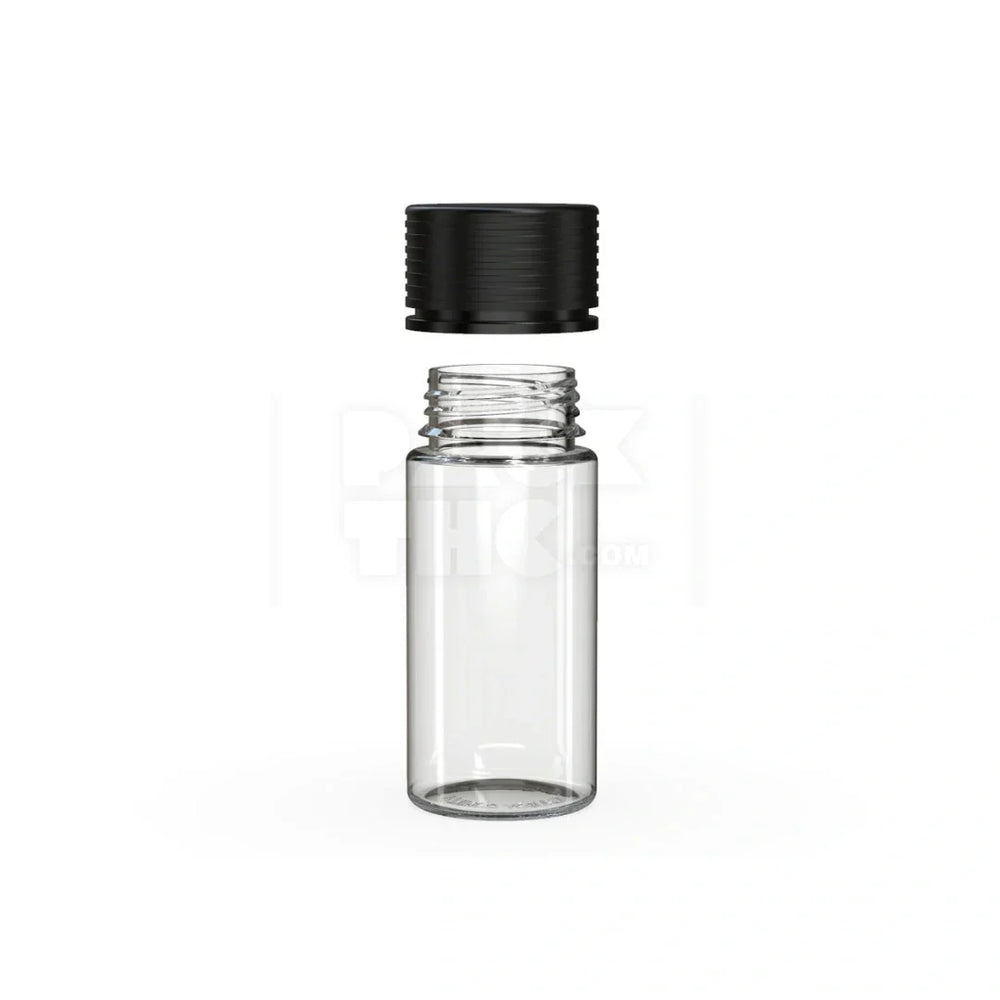 100ml spiral cr bottle clear natural black cap 400 count