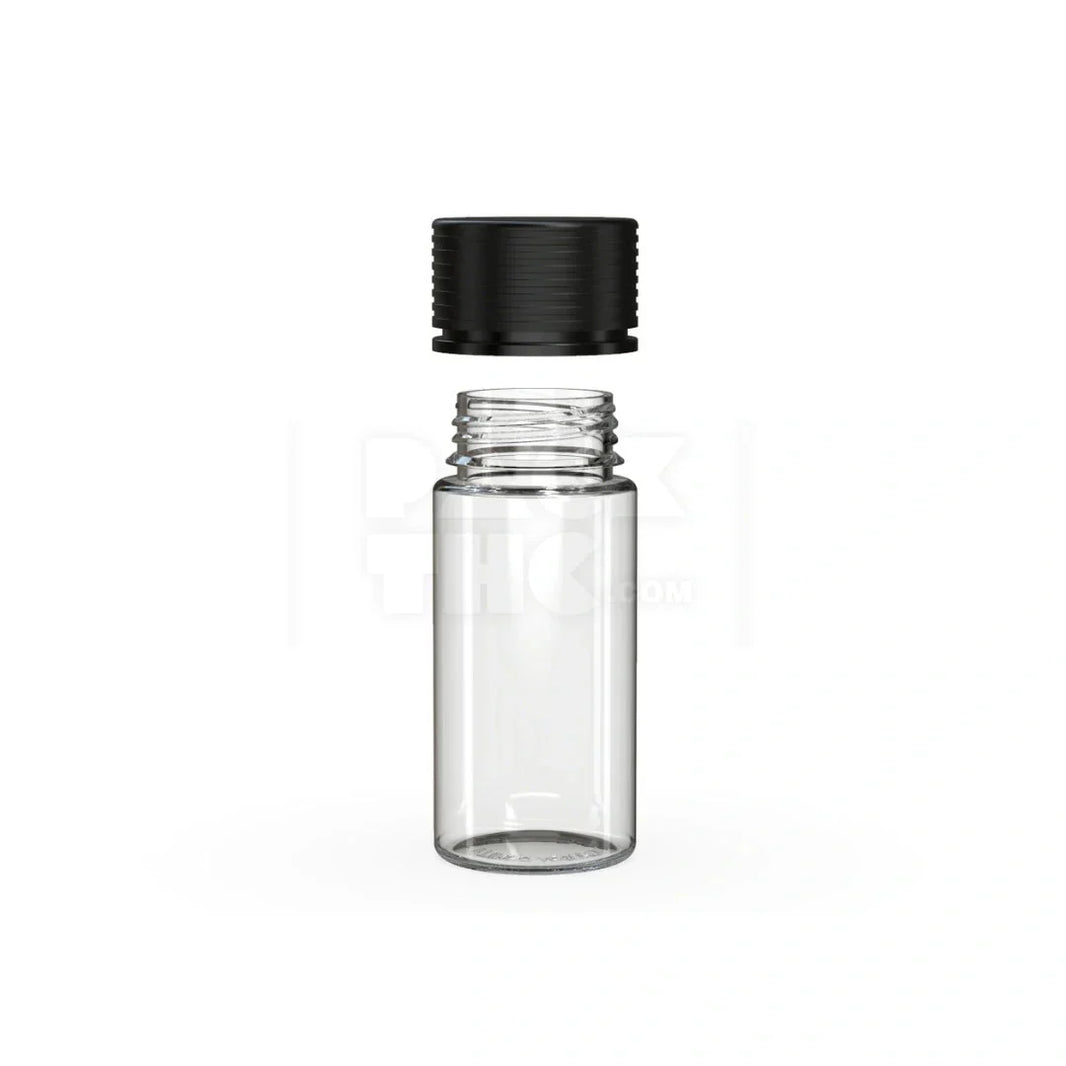 image 100ml spiral cr bottle clear natural black cap 400 count