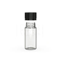 100ml spiral cr bottle clear natural black cap 400 count