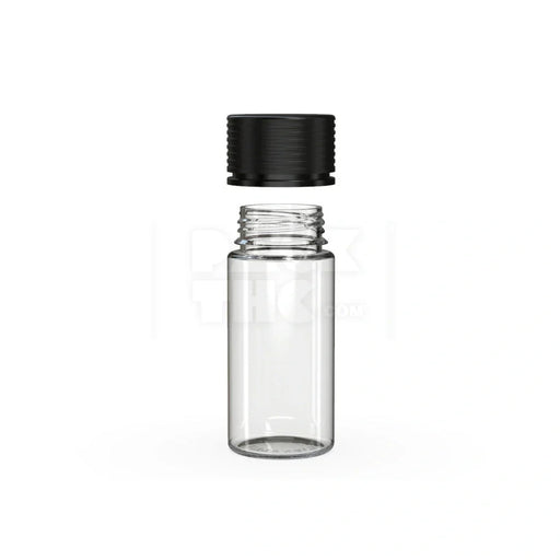 100ml spiral cr bottle clear natural black cap 400 count
