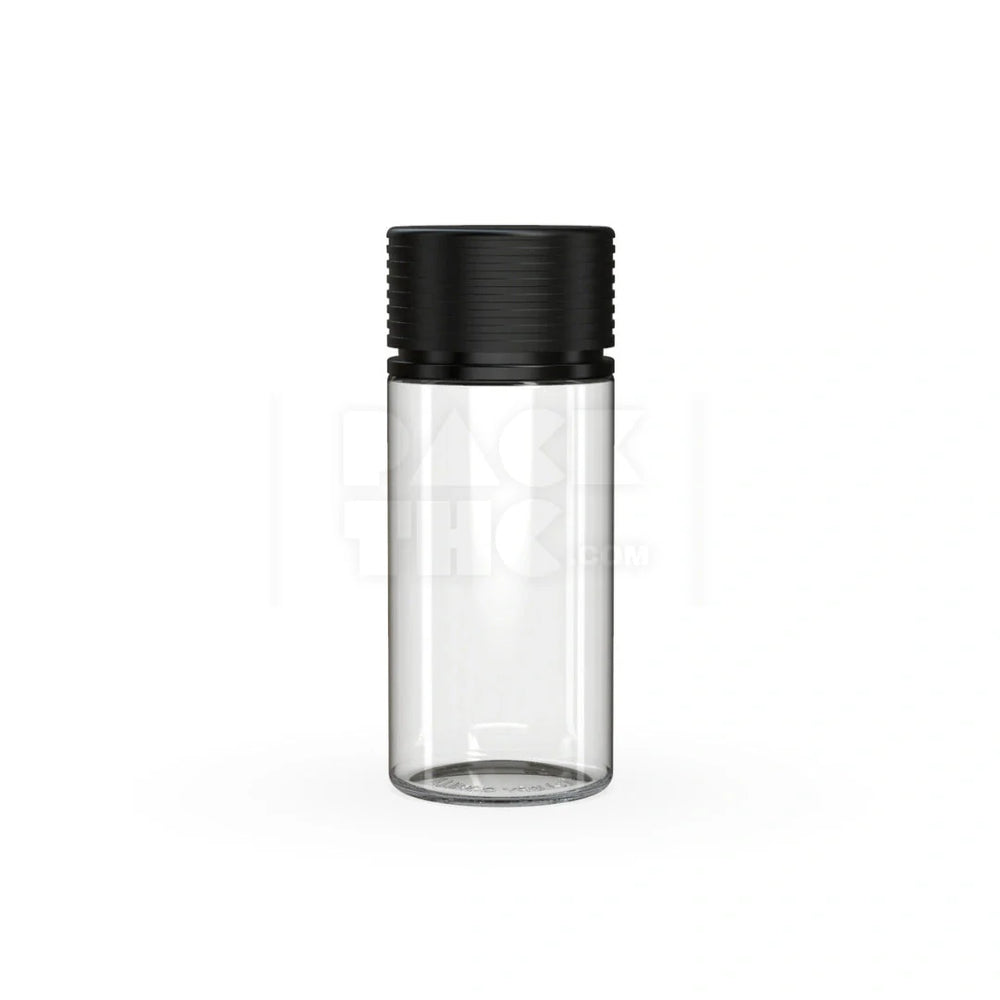 100ml spiral cr bottle clear natural black cap 400 count
