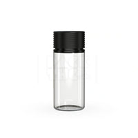 100ml spiral cr bottle clear natural black cap 400 count