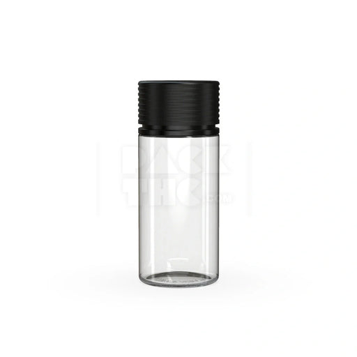 100ml spiral cr bottle clear natural black cap 400 count