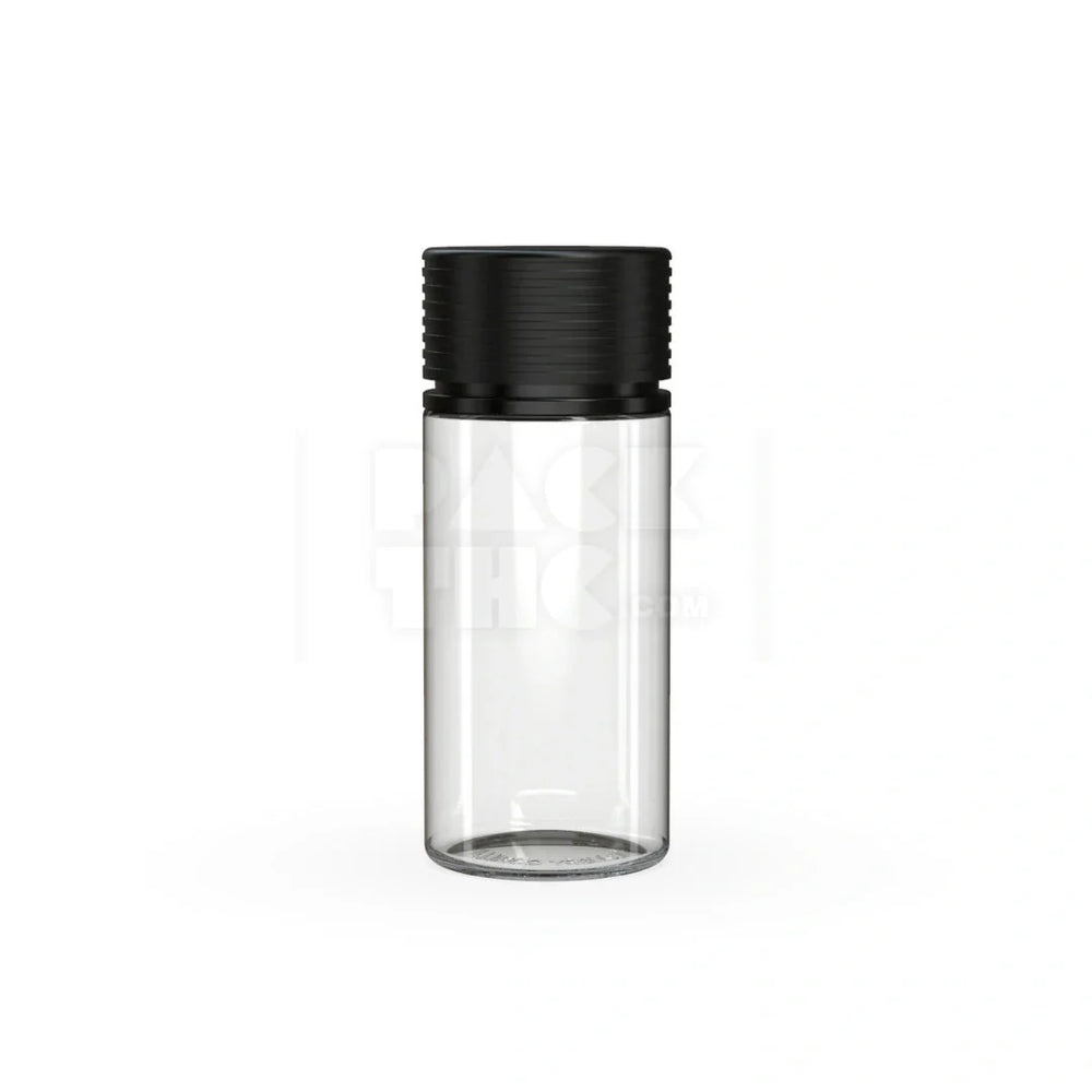 100ml spiral cr bottle clear natural black cap 400 count