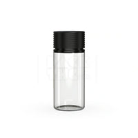 100ml spiral cr bottle clear natural black cap 400 count