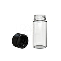 100ml spiral cr bottle clear natural black cap 400 count