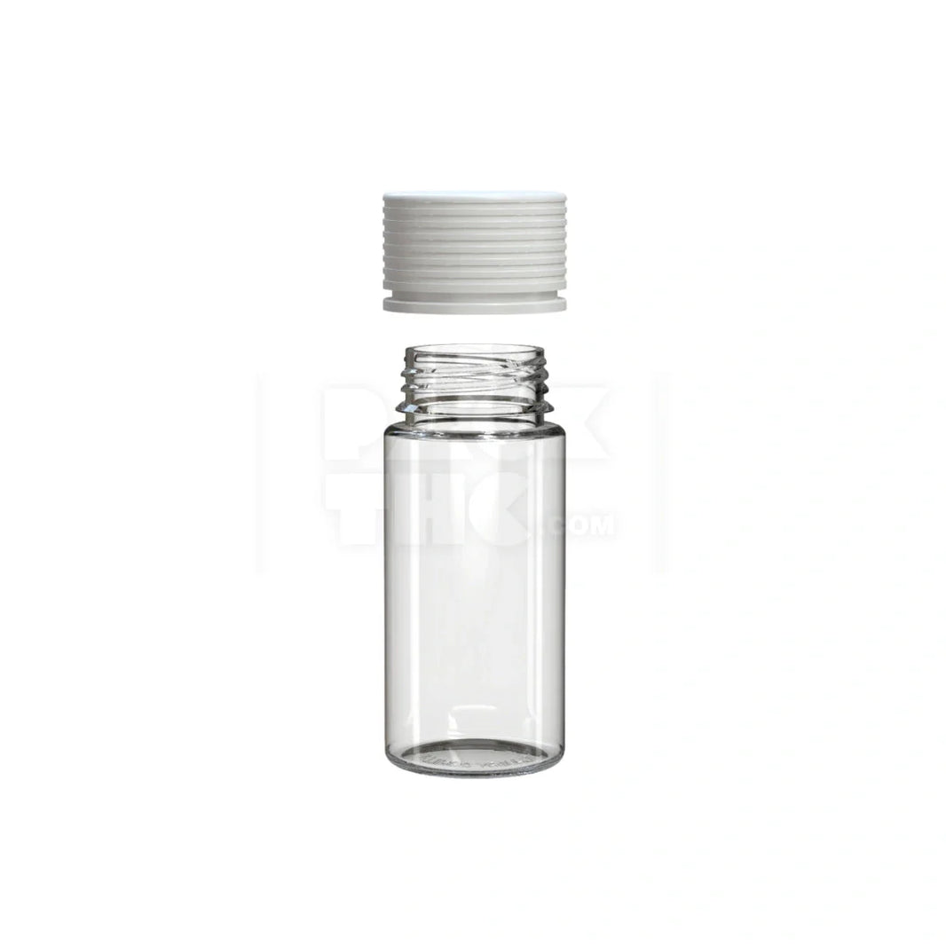 image 100ml spiral cr bottle clear natural white cap 400 count