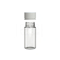 100ml spiral cr bottle clear natural white cap 400 count
