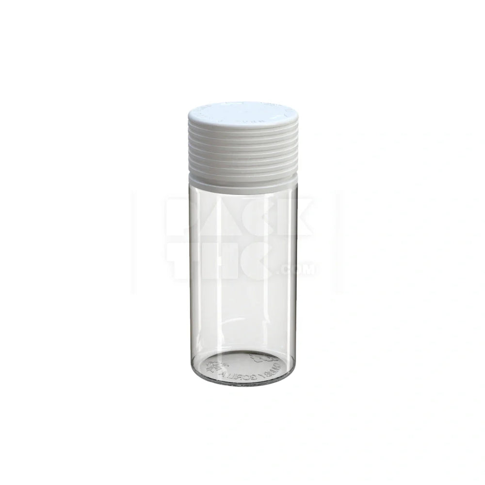 100ml spiral cr bottle clear natural white cap 400 count