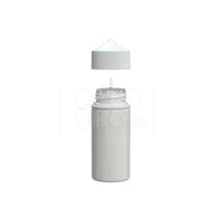 100ml v3 pet unicorn bottle cr opaque white 400 count