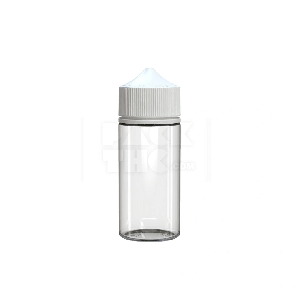 100ml v3 pet unicorn bottle cr clear natural white cap 400 count