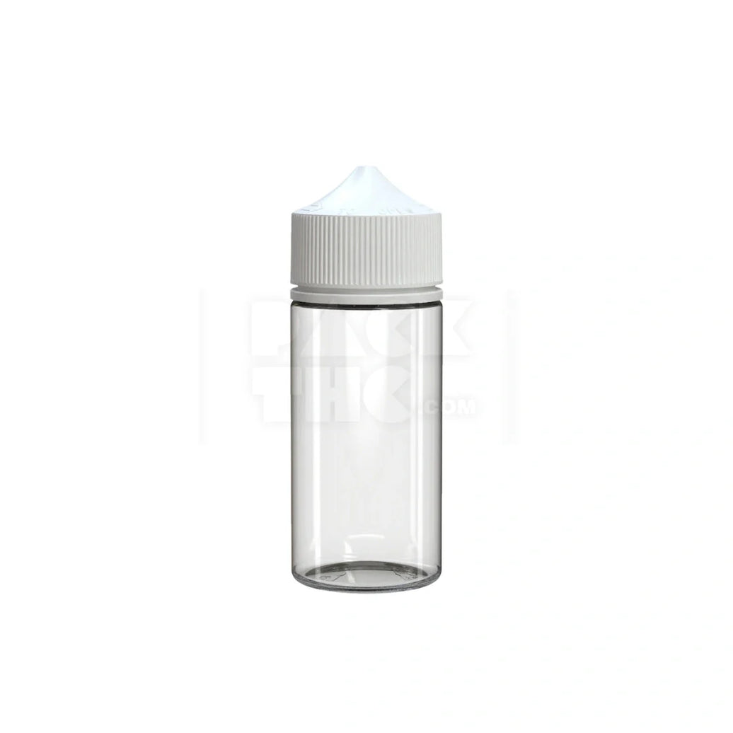 100ml v3 pet unicorn bottle cr clear natural white cap 400 count