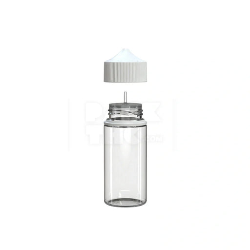 100ml v3 pet unicorn bottle cr clear natural white cap 400 count