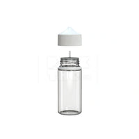 100ml v3 pet unicorn bottle cr clear natural white cap 400 count