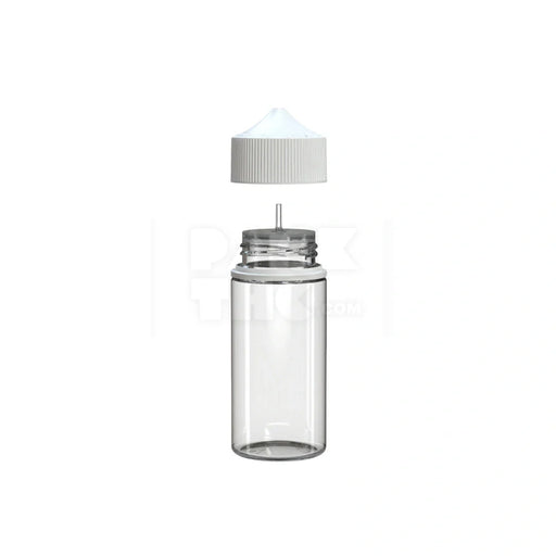 100ml v3 pet unicorn bottle cr clear natural white cap 400 count