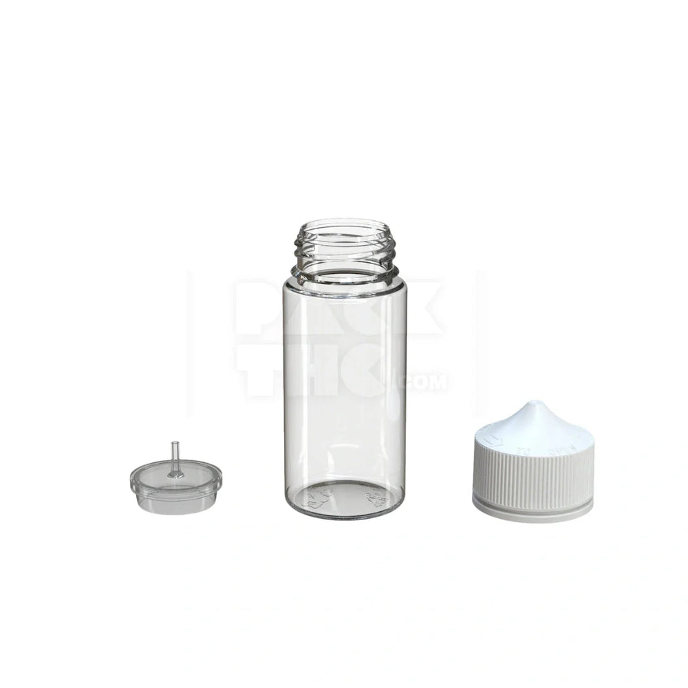100ml v3 pet unicorn bottle cr clear natural white cap 400 count