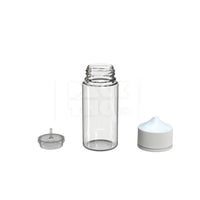 100ml v3 pet unicorn bottle cr clear natural white cap 400 count