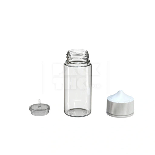 100ml v3 pet unicorn bottle cr clear natural white cap 400 count