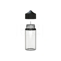 100ml v3 pet unicorn bottle cr clear natural black cap 400 count
