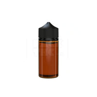 100ml v3 pet unicorn bottle cr translucent amber black cap 400 count