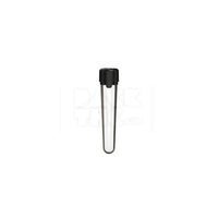 100mm aviator cr tube clear natural black cap 500 count