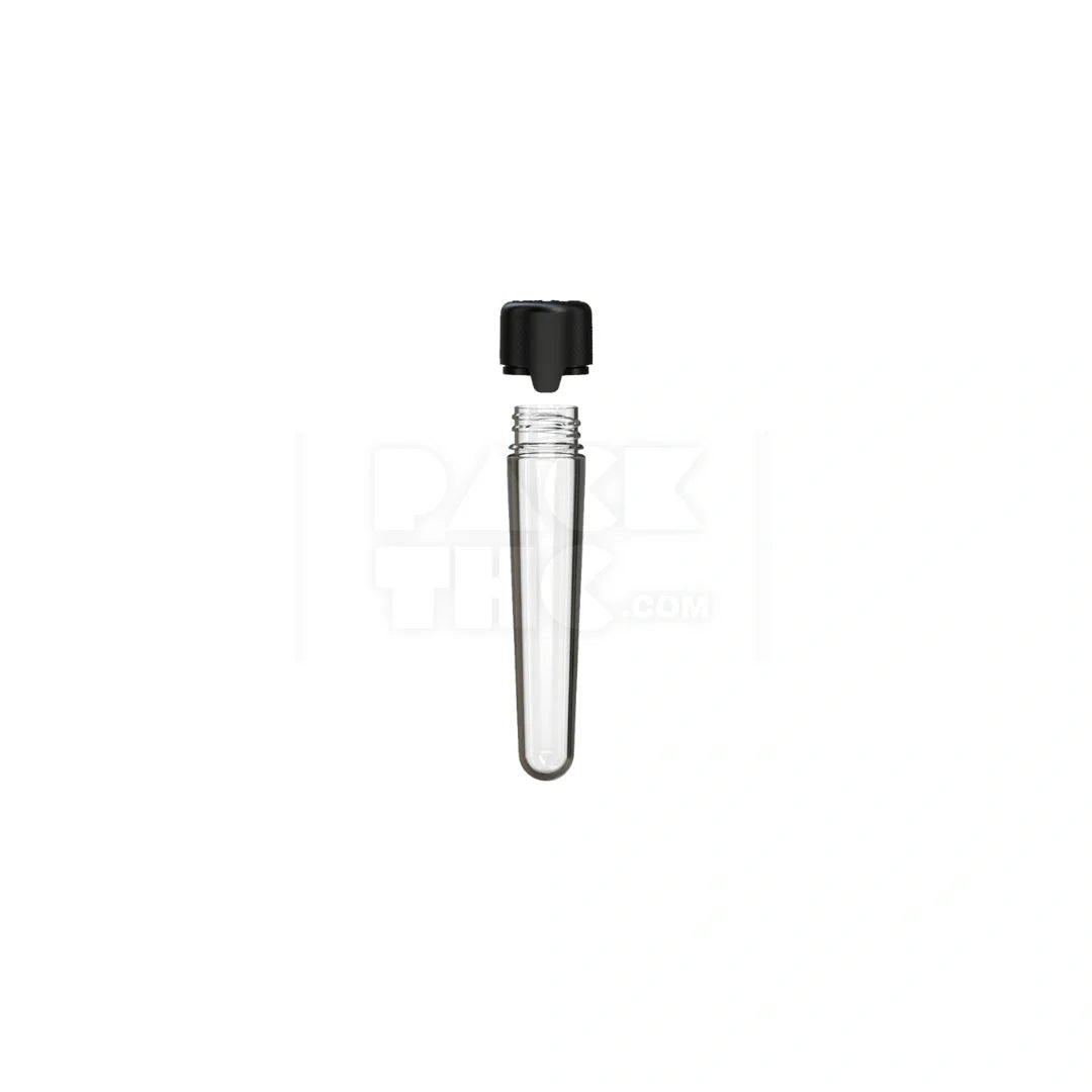 100mm aviator cr tube clear natural black cap 500 count