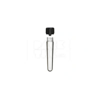100mm aviator cr tube clear natural black cap 500 count