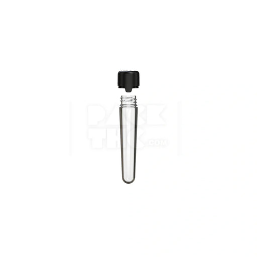 100mm aviator cr tube clear natural black cap 500 count