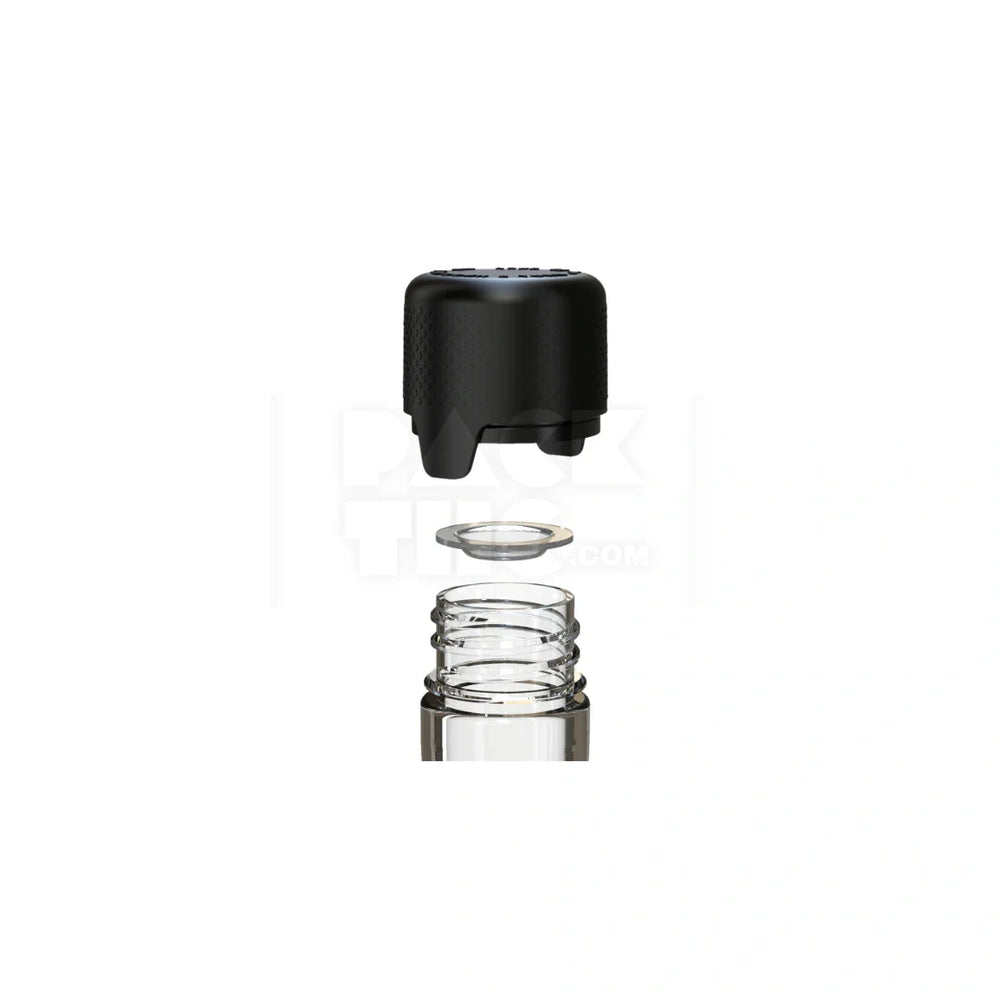 100mm aviator cr tube clear natural black cap 500 count