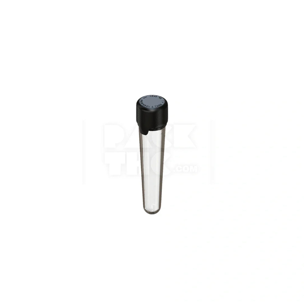 100mm aviator cr tube clear natural black cap 500 count