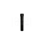 100mm aviator cr tube flat bottom opaque black 500 count