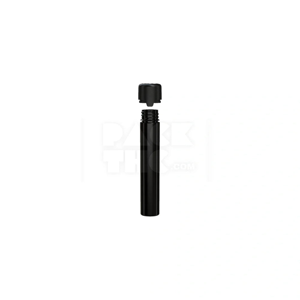 100mm aviator cr tube flat bottom opaque black 500 count