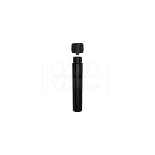 100mm aviator cr tube flat bottom opaque black 500 count