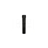 100mm aviator cr tube flat bottom opaque black 500 count