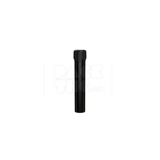 100mm aviator cr tube flat bottom opaque black 500 count