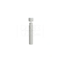 100mm aviator cr tube flat bottom opaque white 500 count