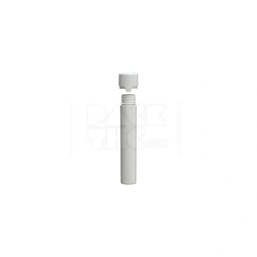 100mm aviator cr tube flat bottom opaque white 500 count