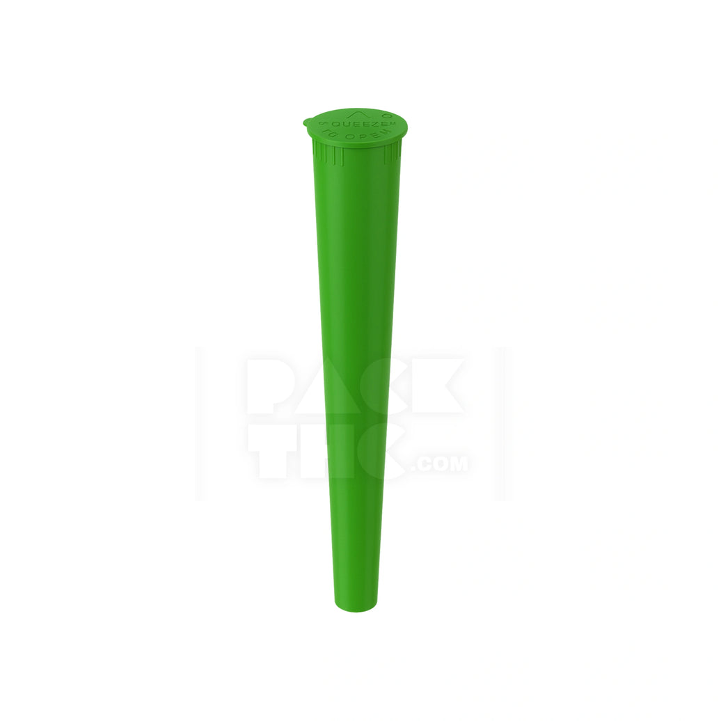 108MM CR PRE ROLL CONE POP-TOP TUBE - GREEN | PackTHC - (1000)