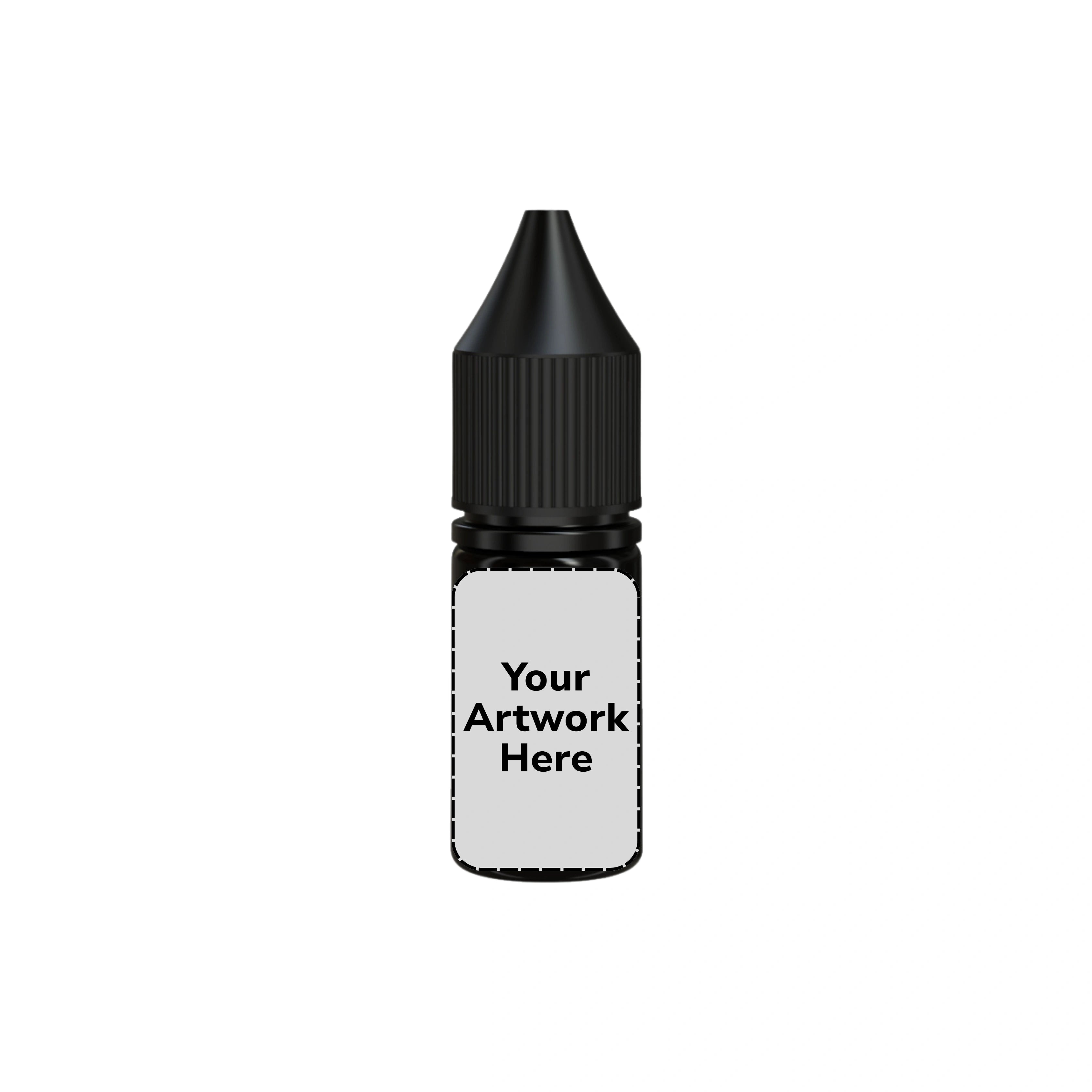 10ml unicorn bottle opaque black