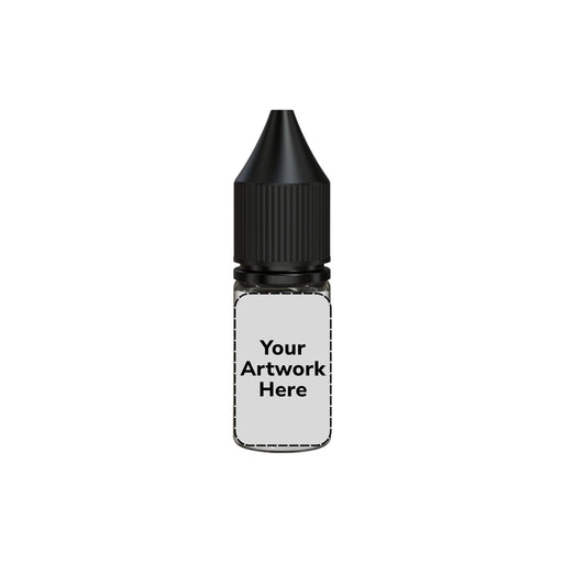10ml v3 unicorn bottle clear black cap