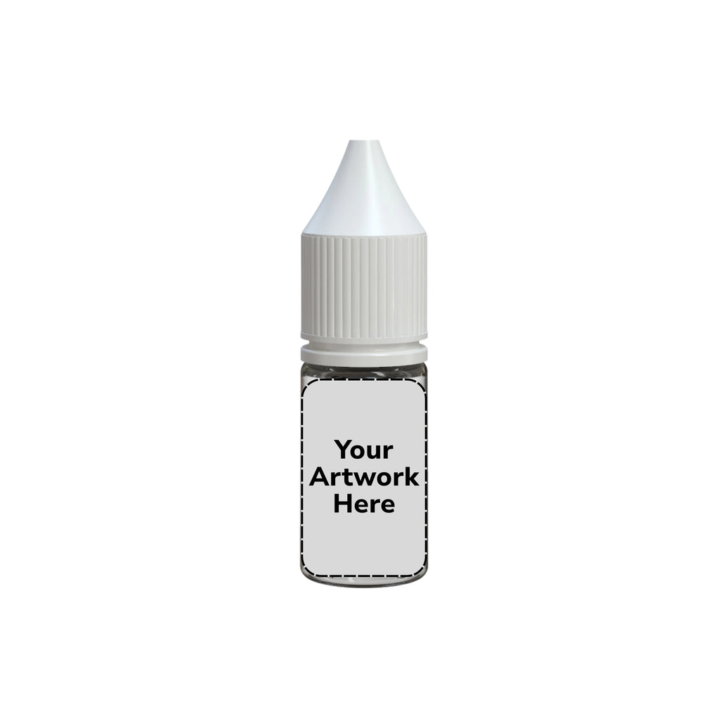 10ml unicorn bottle clear white cap