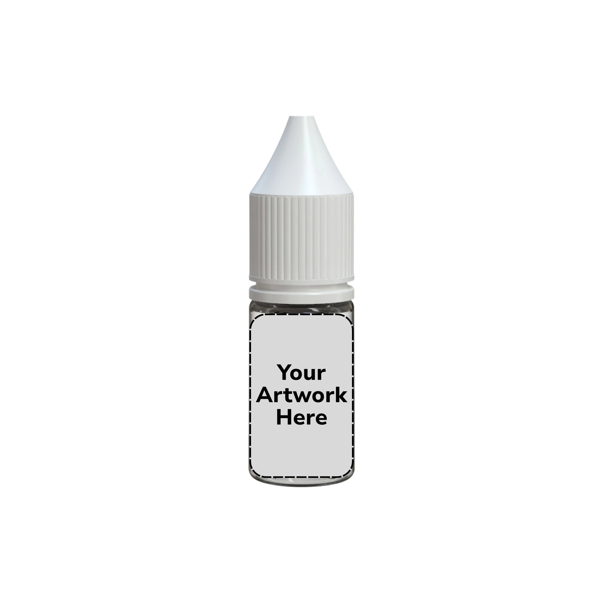10ml unicorn bottle clear white cap