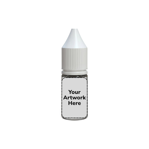 10ml unicorn bottle clear white cap
