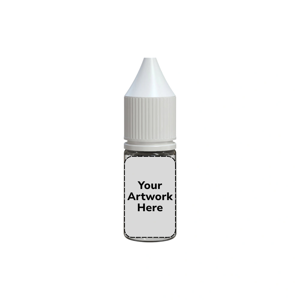 10ml v3 unicorn bottle clear white cap
