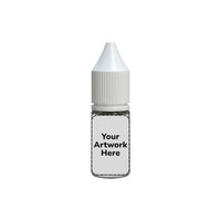 10ml v3 unicorn bottle clear white cap