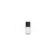 10ml spiral cr bottle clear natural black cap 1000 count