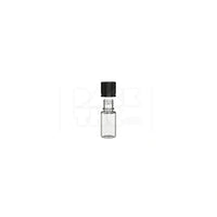 10ml spiral cr bottle clear natural black cap 1000 count
