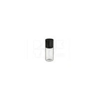 10ml spiral cr bottle clear natural black cap 1000 count